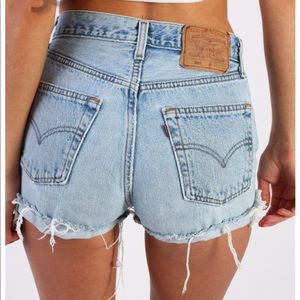 Vintage Levi Light Denim Shorts